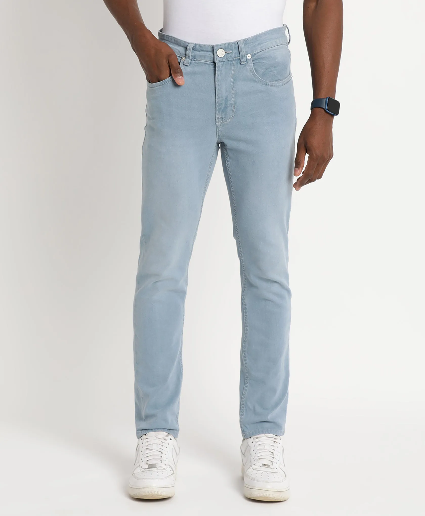 Light Blue Slim-fit Jeans