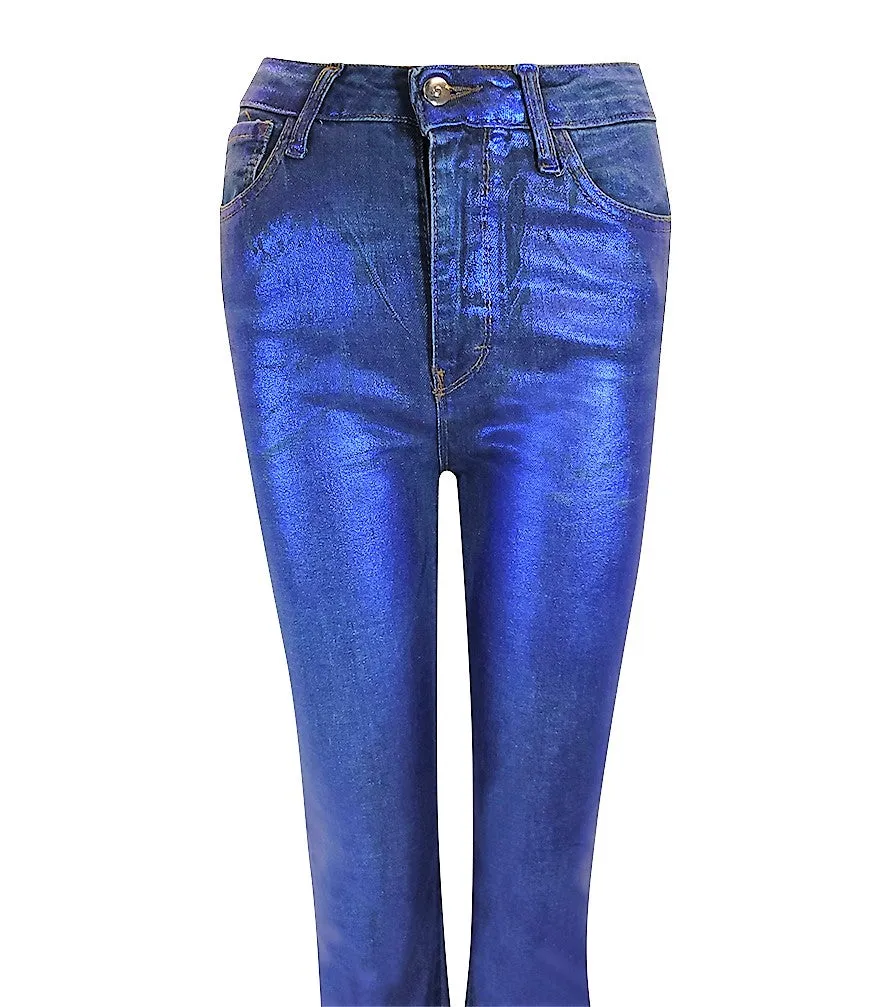 Light Blue/Bluette Cotton Jeans