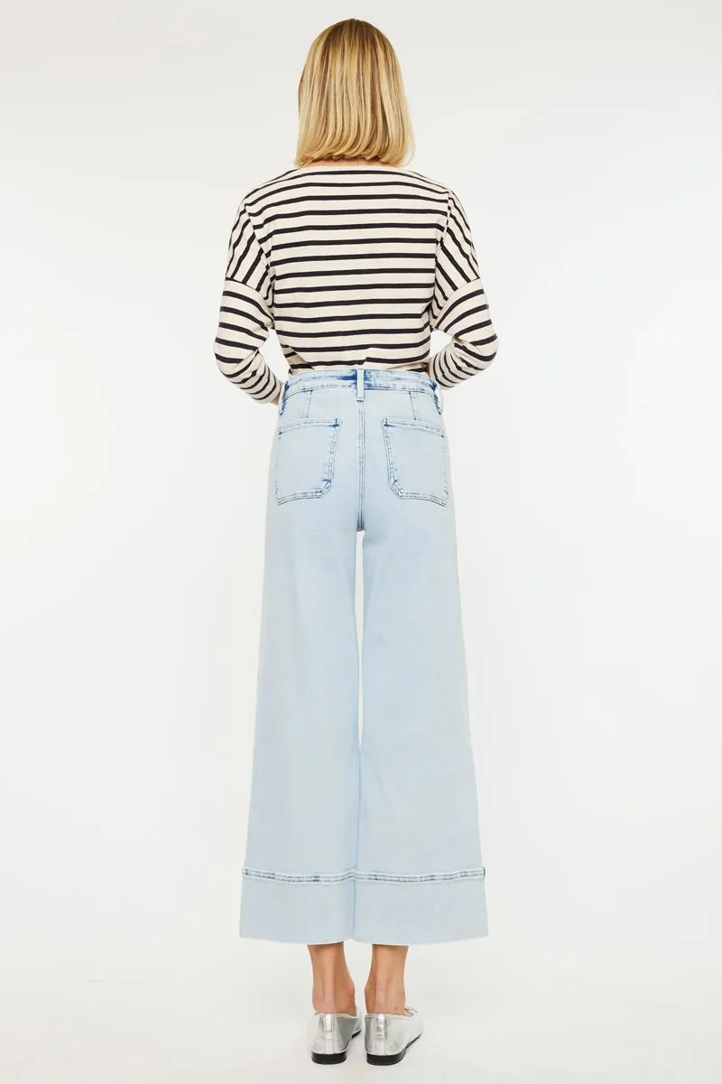 Light Me Up Light Wide Leg KanCan Jeans