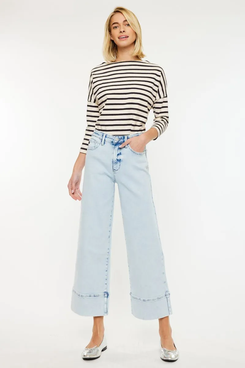 Light Me Up Light Wide Leg KanCan Jeans
