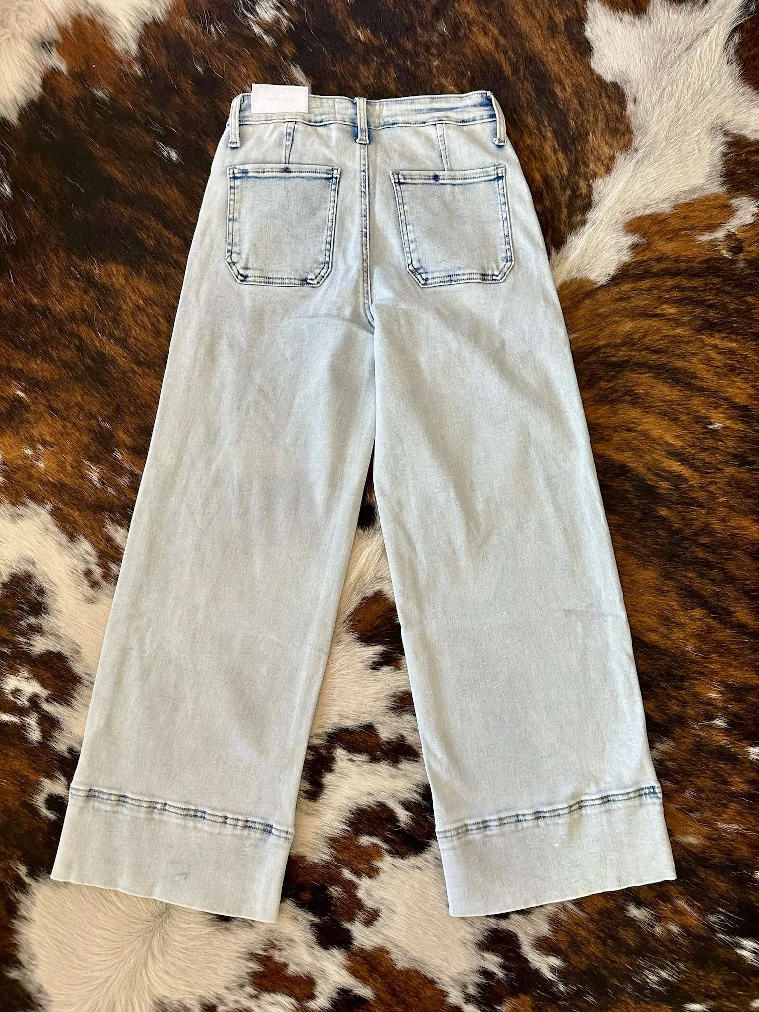 Light Me Up Light Wide Leg KanCan Jeans