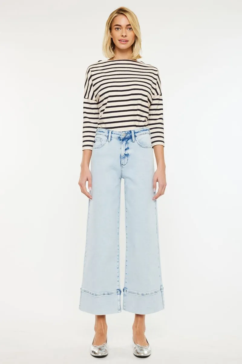 Light Me Up Light Wide Leg KanCan Jeans