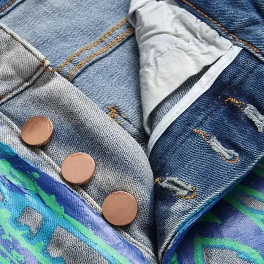 Light-wash vintage jeans for men