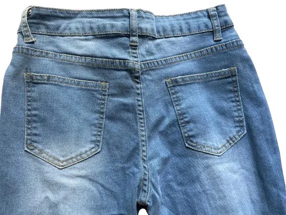 Light Wash Wide Leg Jeans
