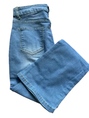 Light Wash Wide Leg Jeans