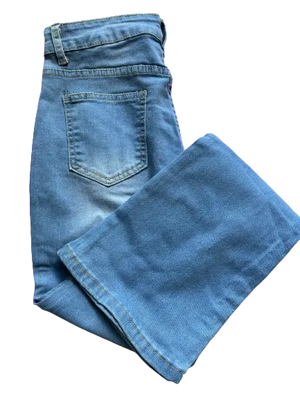 Light Wash Wide Leg Jeans