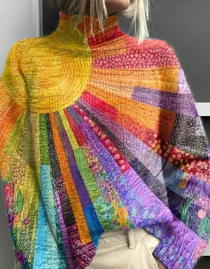 Lilibeth | Colourful Turtleneck