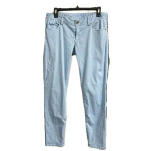 Lilly Pulitzer Worth Skinny Jeans Sateen Light Blue Pants Size 8