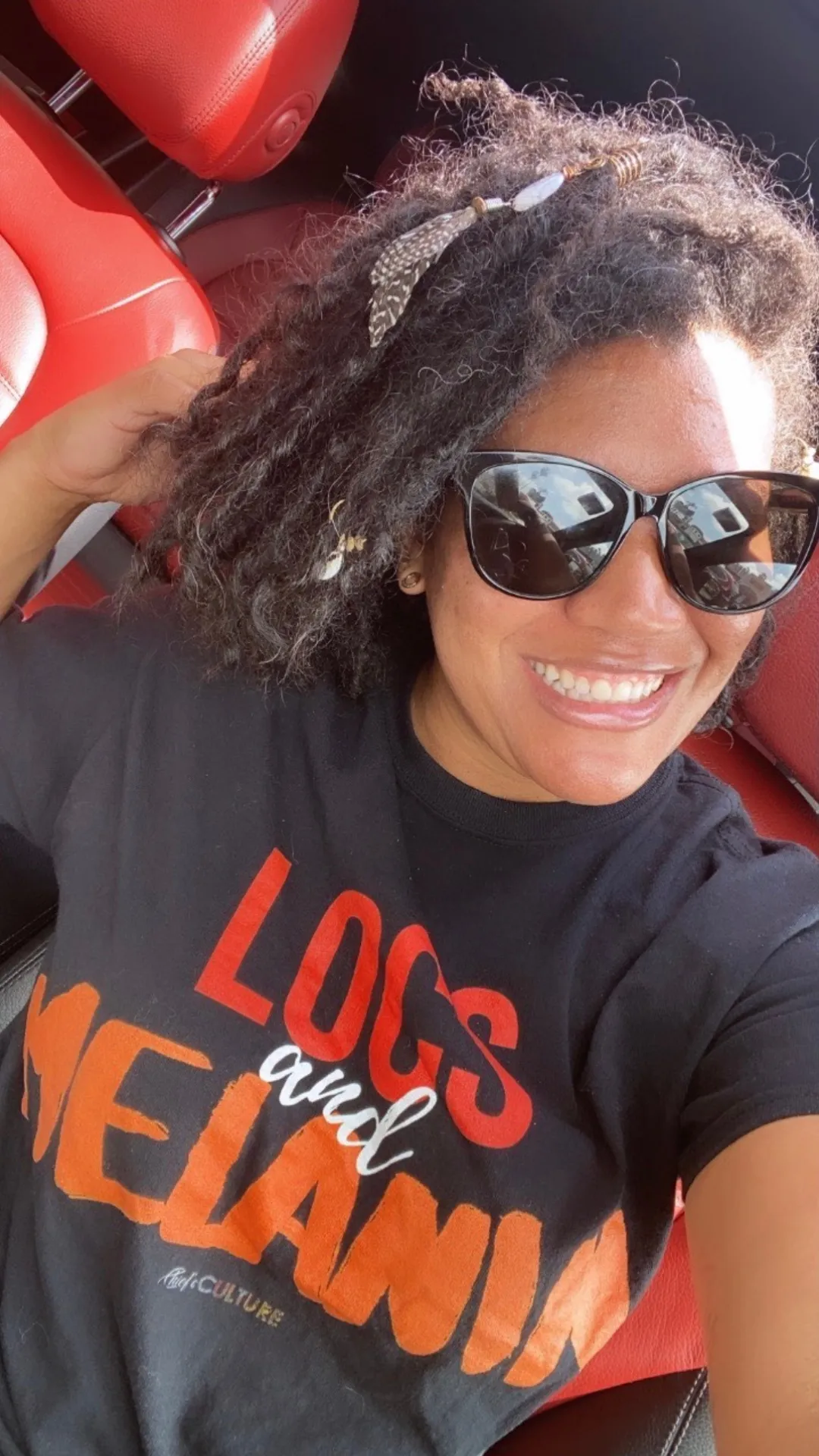 LOCS and MELANIN Unisex T-Shirt