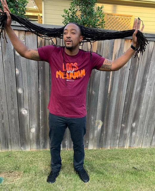 LOCS and MELANIN Unisex T-Shirt