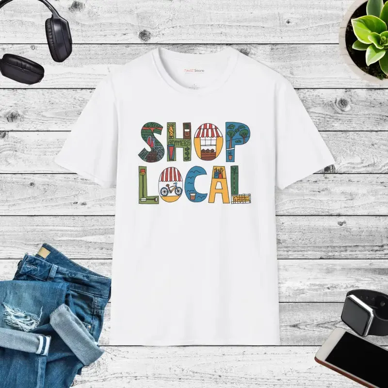 Look Stylish with Rock Local Vibes Unisex Softstyle Tee