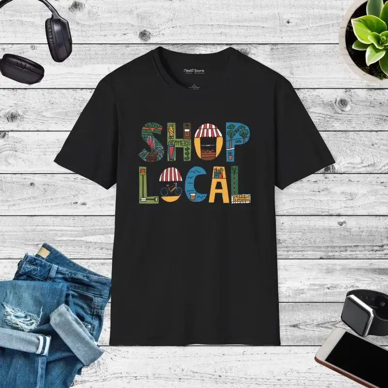 Look Stylish with Rock Local Vibes Unisex Softstyle Tee
