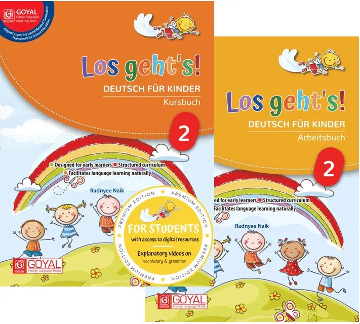 Los geht's 2 Kursbuch   Arbeitsbuch (Set of Two Books) Premium Edition With Access to Digital Resources