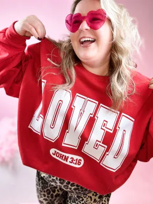 LOVED Sweatshirt - Red