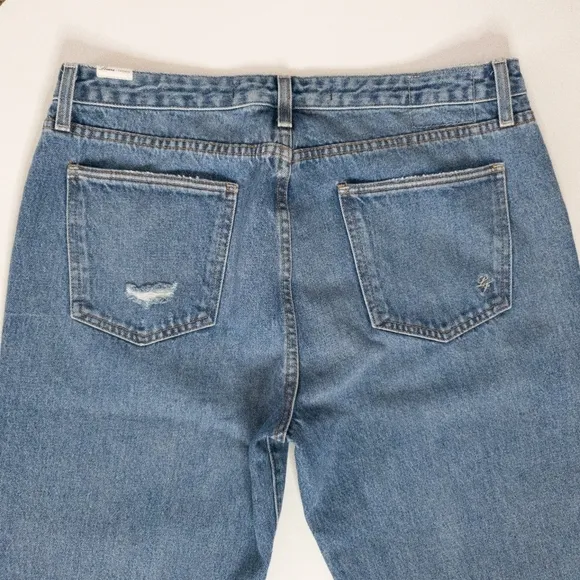 Lovers   Friends Diego High Rise Relaxed Fit Jeans in Paloma Blue Size 3…