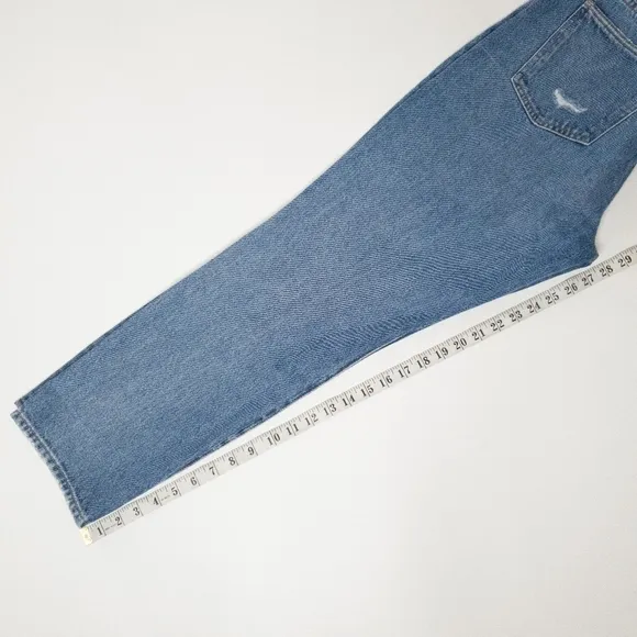 Lovers   Friends Diego High Rise Relaxed Fit Jeans in Paloma Blue Size 3…