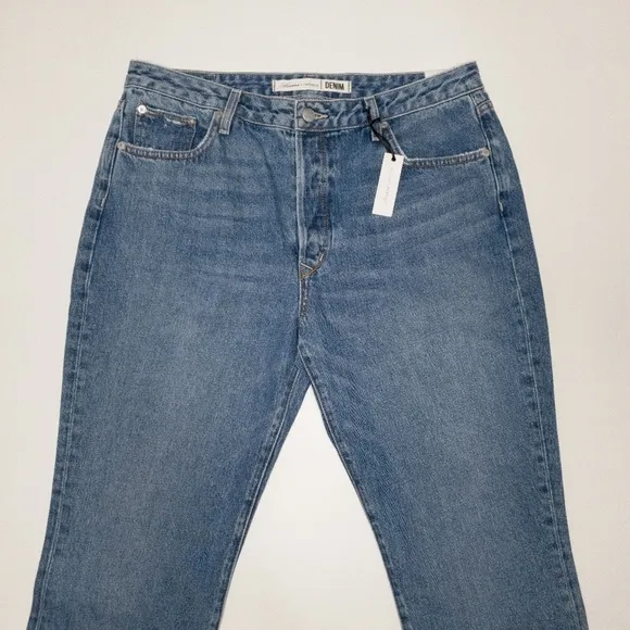 Lovers   Friends Diego High Rise Relaxed Fit Jeans in Paloma Blue Size 3…