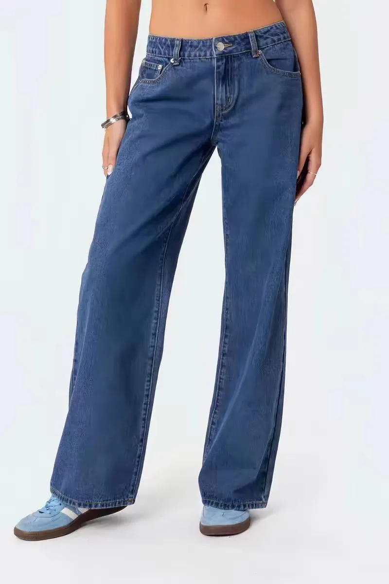 Low Waist Wide Leg Jeans