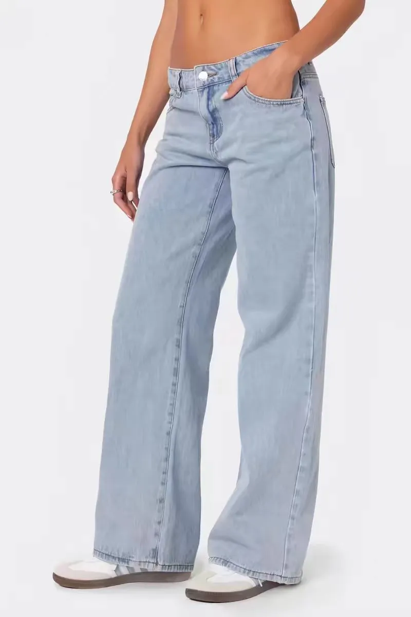 Low Waist Wide Leg Jeans