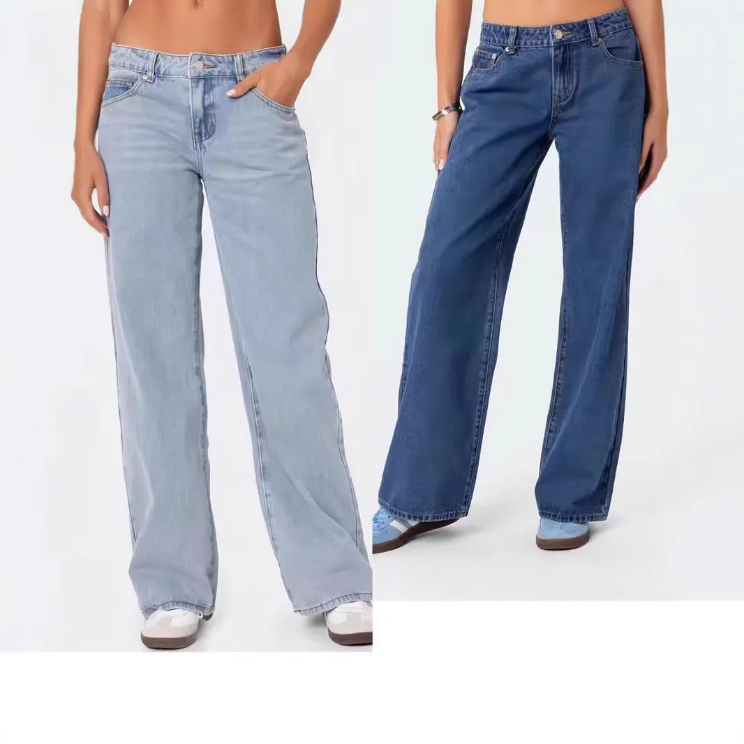 Low Waist Wide Leg Jeans