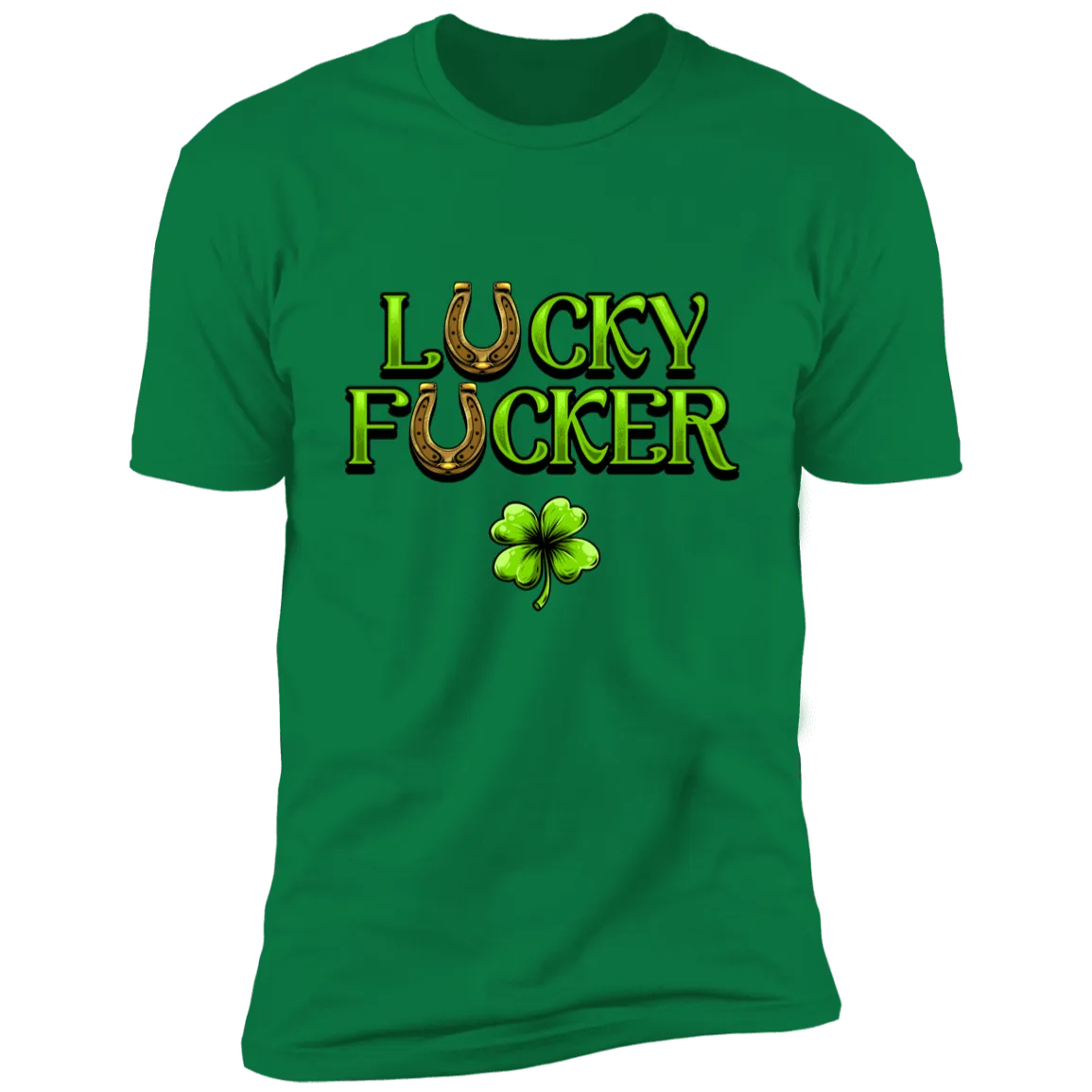 Lucky & Lucky F*ucker St Patricks Day Drinking Shirts