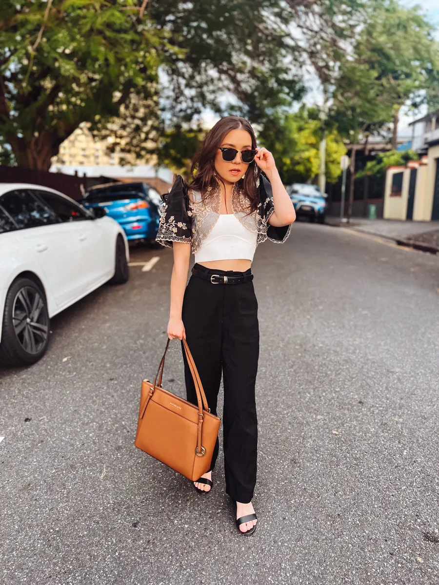 Luisa Mestiza Bolero (Black)