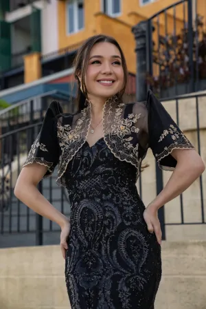 Luisa Mestiza Bolero (Black)