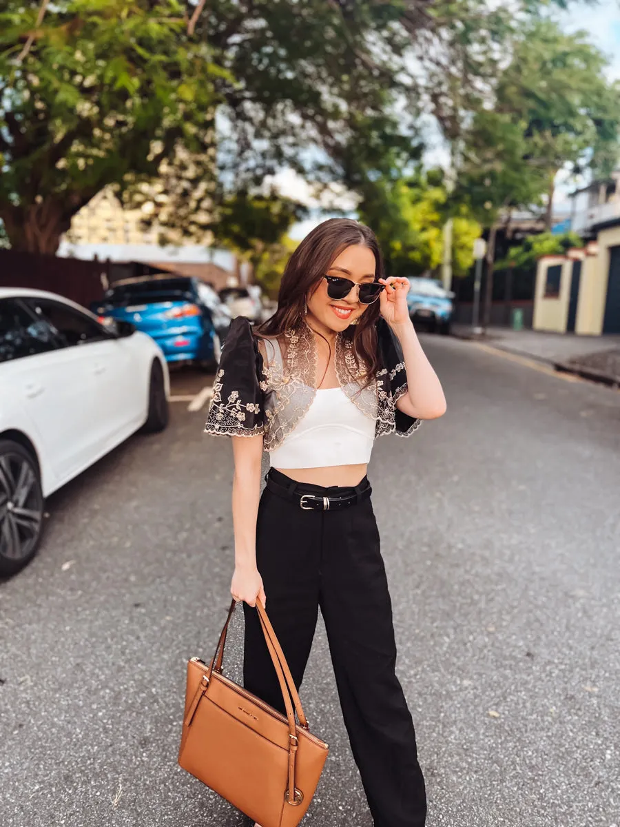 Luisa Mestiza Bolero (Black)
