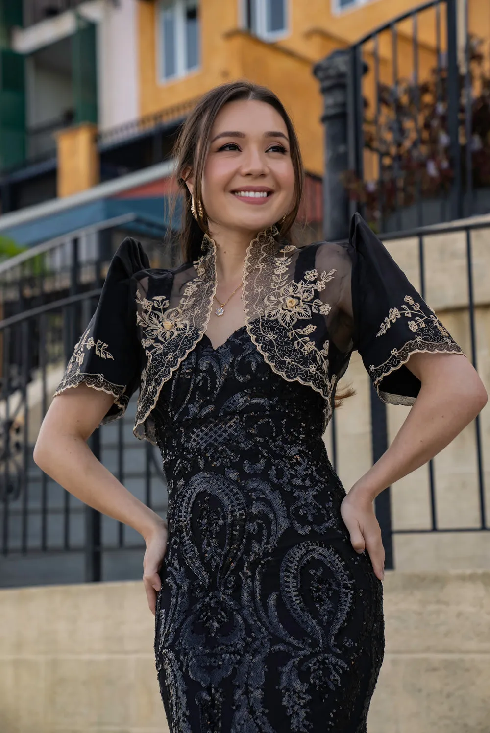 Luisa Mestiza Bolero (Black)