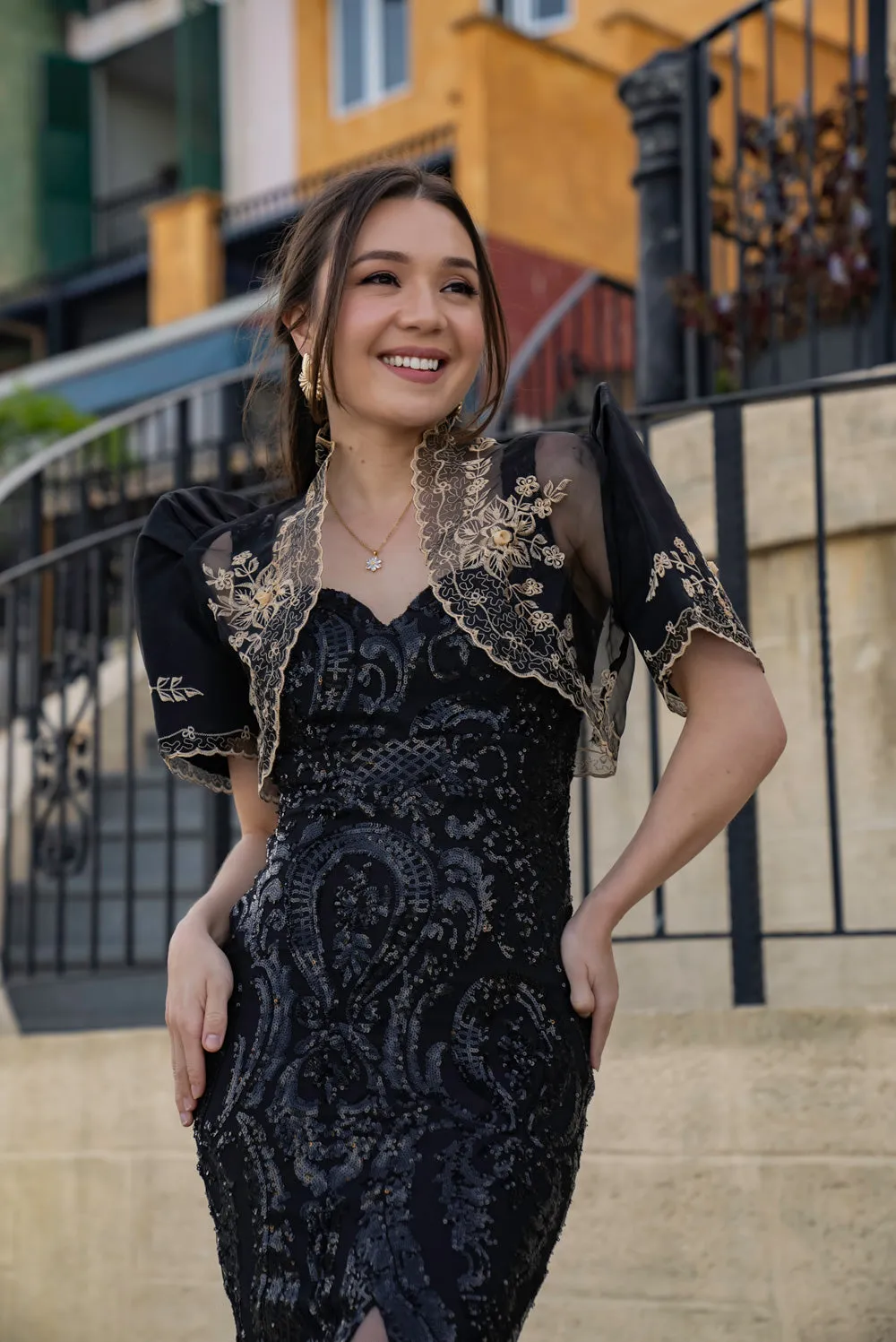 Luisa Mestiza Bolero (Black)