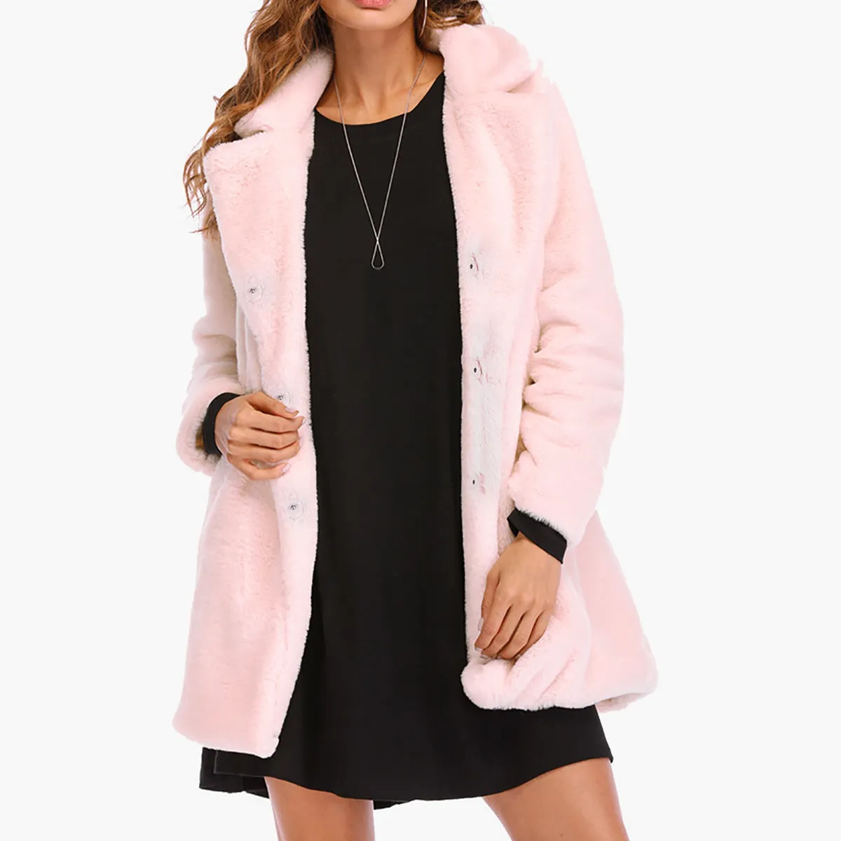 Luxurious Plush Oversized Winter Jacket for Cozy Elegance