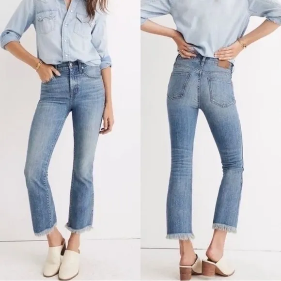 Madewell Cali-Demi Boot Leg Jeans Women's Size 33