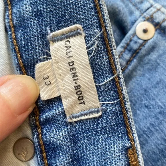 Madewell Cali-Demi Boot Leg Jeans Women's Size 33