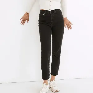Madewell Classic Straight black jeans EUC size 28