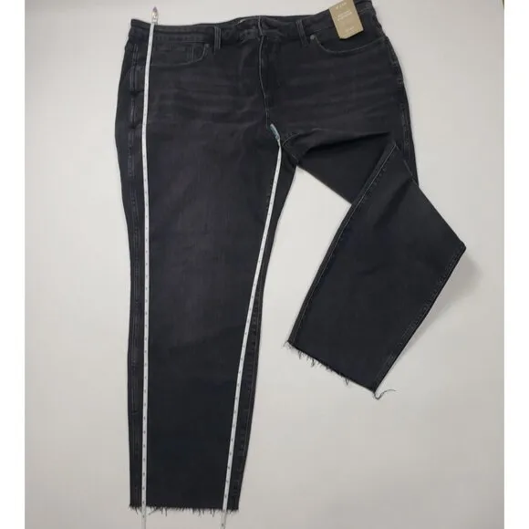 Madewell Plus Mid-Rise Stovepipe Jeans in Armand Wash: Raw-Hem Edition Size 24W