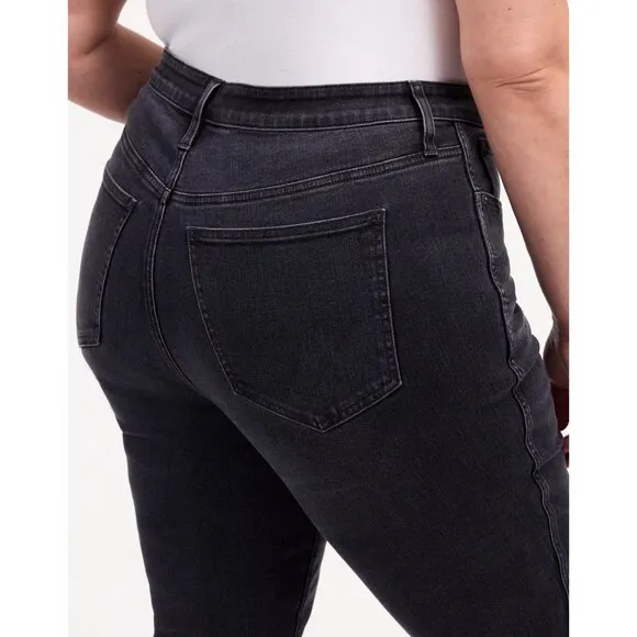 Madewell Plus Mid-Rise Stovepipe Jeans in Armand Wash: Raw-Hem Edition Size 24W