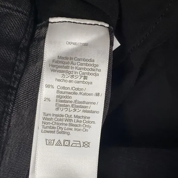 Madewell Plus Mid-Rise Stovepipe Jeans in Armand Wash: Raw-Hem Edition Size 24W