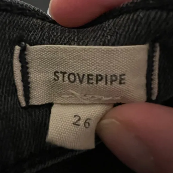 Madewell Stovepipe Jeans in Banberry Wash: Raw-Hem Edition