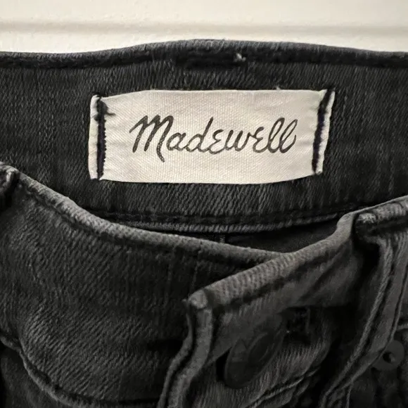 Madewell Stovepipe Jeans in Banberry Wash: Raw-Hem Edition