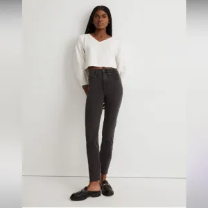 Madewell Stovepipe Jeans in Banberry Wash: Raw-Hem Edition