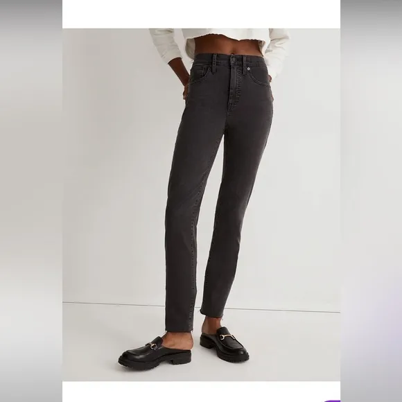 Madewell Stovepipe Jeans in Banberry Wash: Raw-Hem Edition