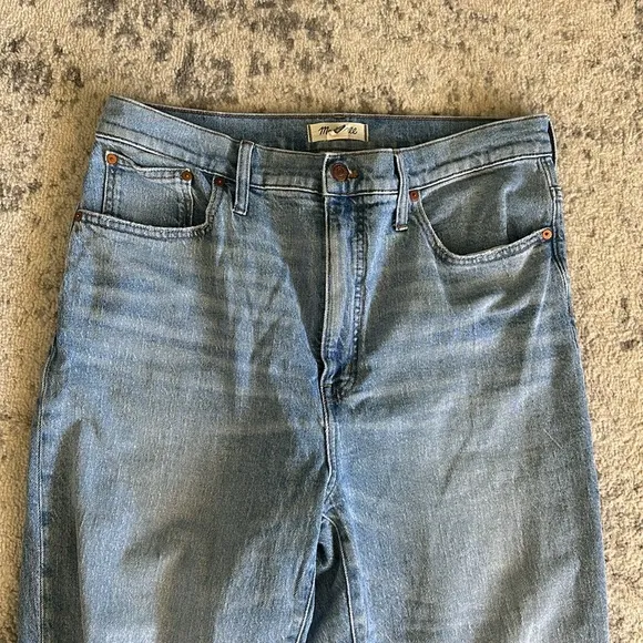 Madewell The Perfect Vintage Straight Jeans Light Wash Size 32