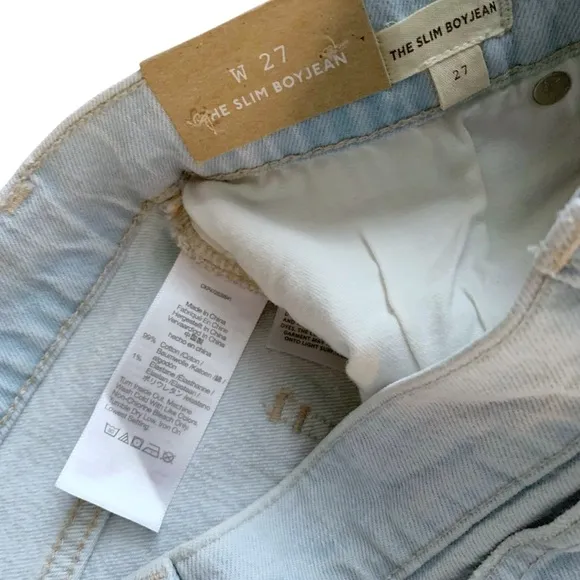 MADEWELL The Slim Boyjean! Retail $136