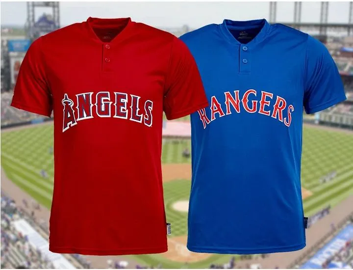 Majestic Men’s MLB Baseball Team T-Shirts and Henleys