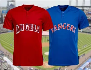 Majestic Men’s MLB Baseball Team T-Shirts and Henleys