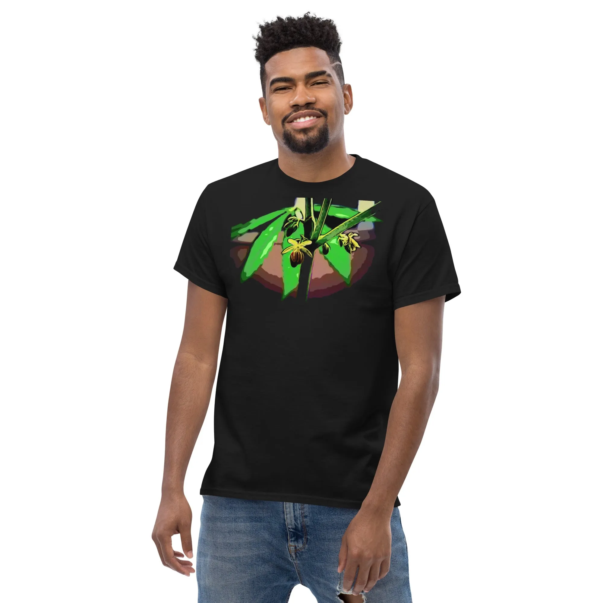 Male Flowering Cannabis Plant Unisex T-shirt
