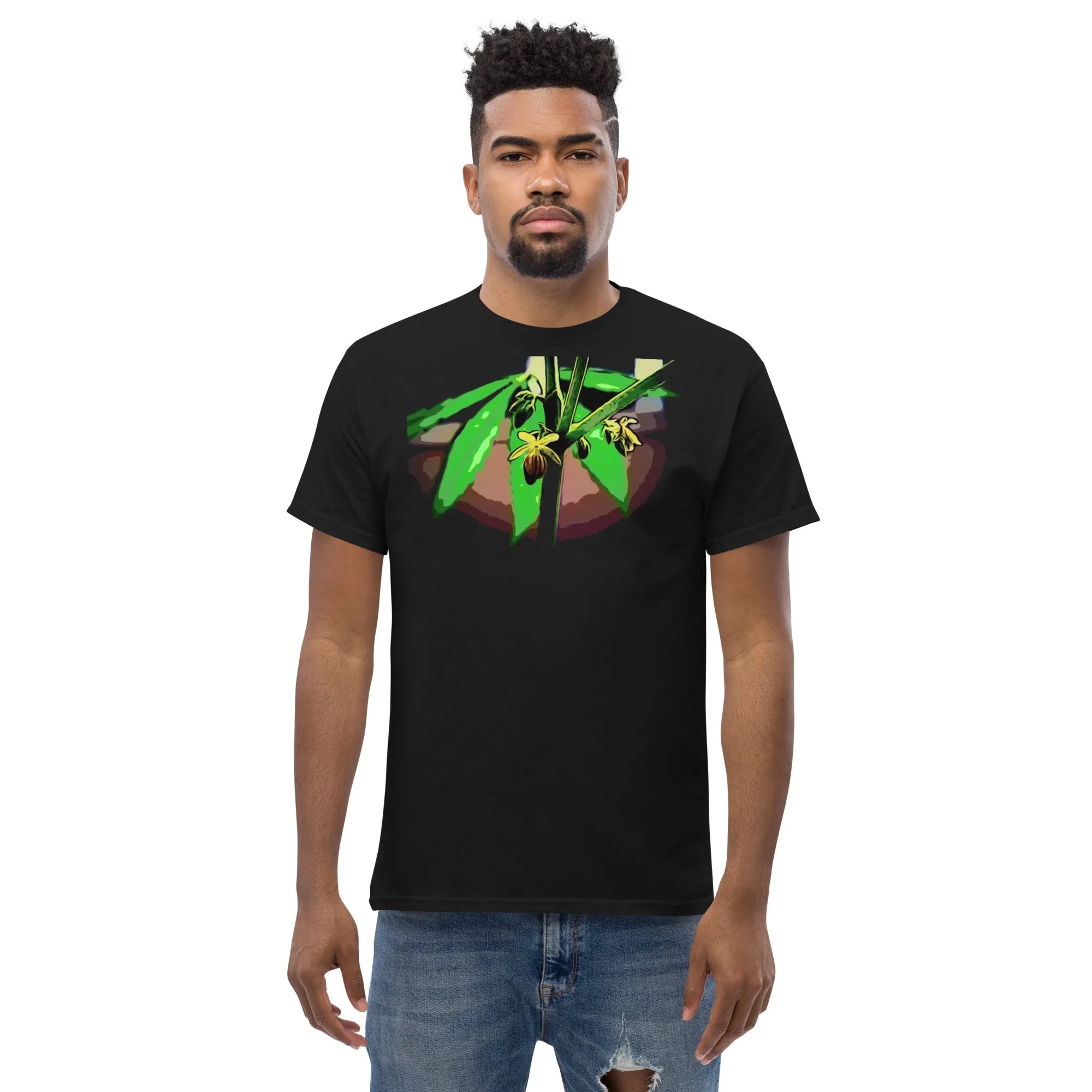 Male Flowering Cannabis Plant Unisex T-shirt