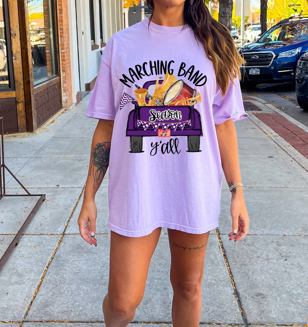 Marching Band Season Y'all Tee/ Comfort Colors or Bella Canvas Options