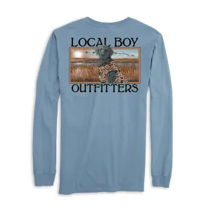 Marsh Dog Long Sleeve Tee, Slate