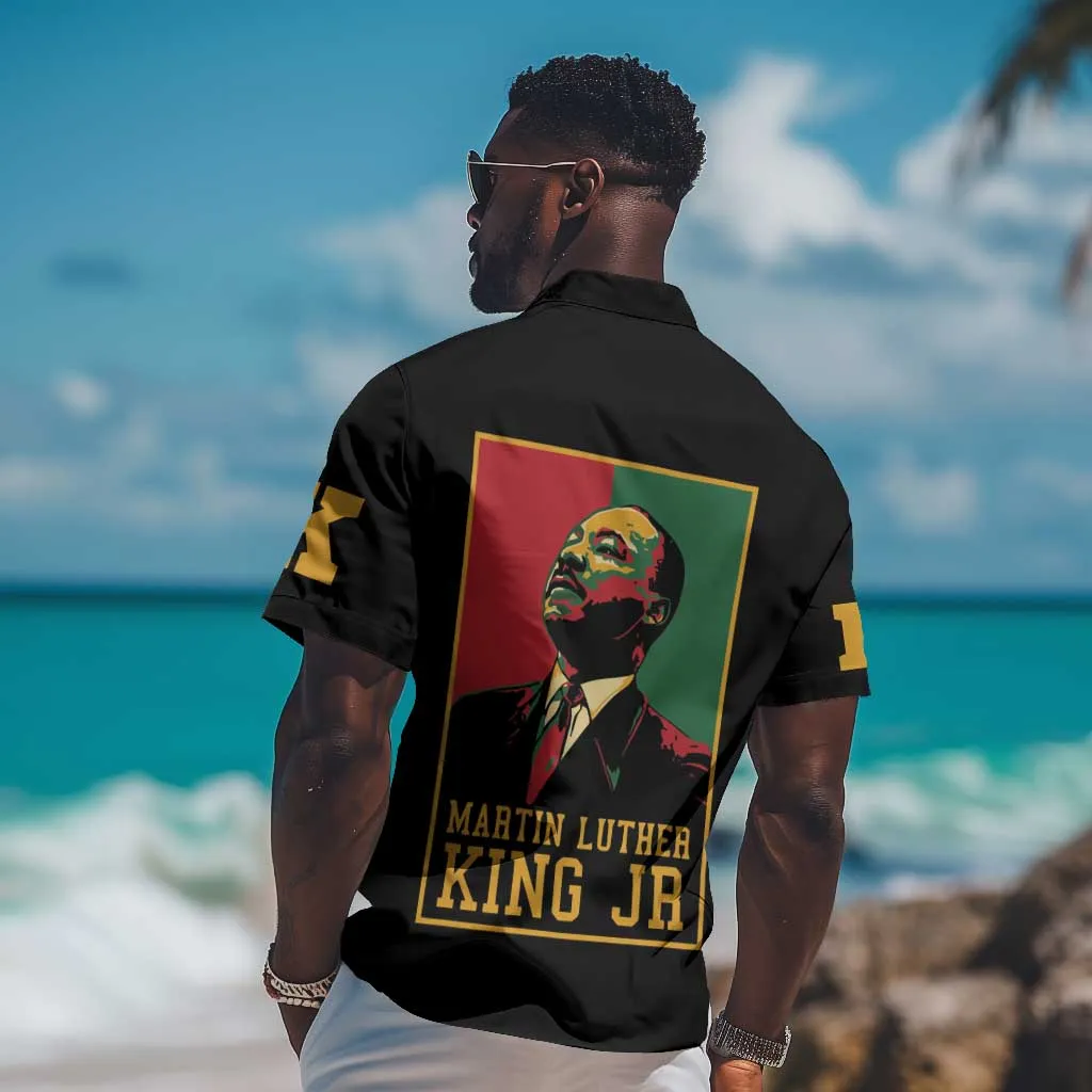 Martin Luther King Jr Hawaiian Shirt MLK Retro Style DT03